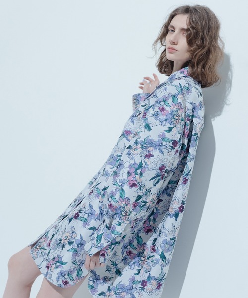 LOULOU WILLOUGHBY(ルルウィルビー)の「【LOULOU WILLOUGHBY】LIMONTAフラワージャガードシャツワンピース(ワンピース・レディース・ラベンダー・2)」の16枚目の写真
