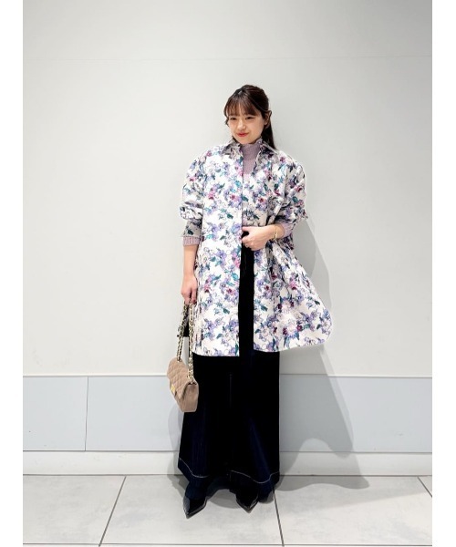 LOULOU WILLOUGHBY(ルルウィルビー)の「【LOULOU WILLOUGHBY】LIMONTAフラワージャガードシャツワンピース(ワンピース・レディース・ラベンダー・2)」の20枚目の写真