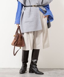 Rie Miller | ウォッシャブル2タックハーフパンツ(その他パンツ)