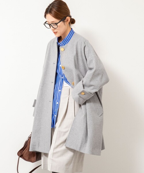 Rie Miller(リエミラー)の「ウォッシャブル2タックハーフパンツ(その他パンツ・レディース・ベージュ/ブラック・36/38)」の13枚目の写真