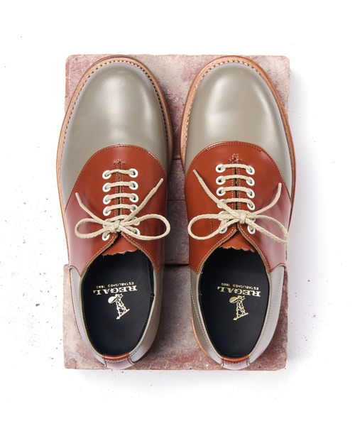 REGAL（リーガル）の「REGAL Boots Mark 2051 リーガル サドルシューズ（ドレスシューズ・メンズ・ブラウン系その他・24/24.5/25/25.5/26/26.5/27）」の2枚目の写真