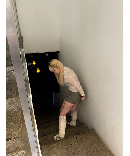 CRANK(クランク)の「ストリングラップスカートパンツ_カーキ(スカート・レディース・その他・SMALL/MEDIUM)」の9枚目の写真