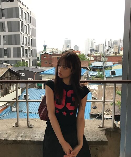 PARTIMENTO WOMEN(パルティメントウィメン)の「93 チャオプリンテッドショートスリーブTシャツ_ブラック(Tシャツ/カットソー・レディース・ブラック・SMALL/MEDIUM)」の17枚目の写真