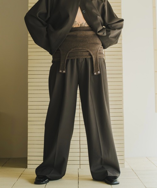 lit(リット)の「Mulch WAY Knit Tanktop(ニット/セーター・レディース・チャコールグレー/ブラウン・FREE)」の3枚目の写真