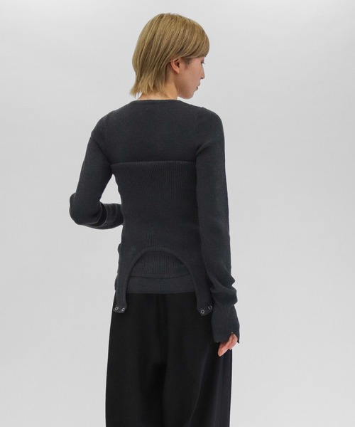 lit(リット)の「Mulch WAY Knit Tanktop(ニット/セーター・レディース・チャコールグレー/ブラウン・FREE)」の22枚目の写真
