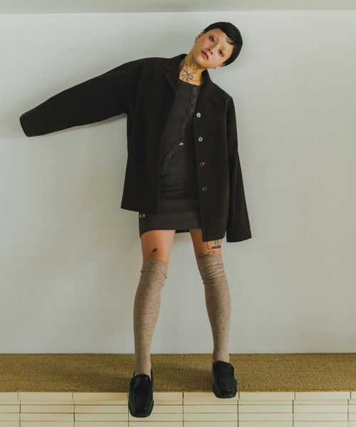 lit(リット)の「Mulch WAY Knit Tanktop(ニット/セーター・レディース・チャコールグレー/ブラウン・FREE)」の9枚目の写真