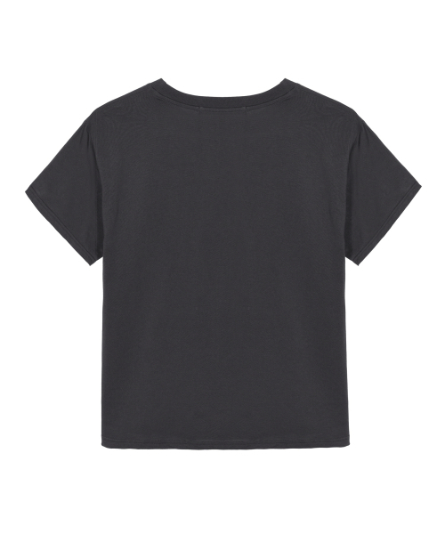 NICK&NICOLE(ニックアンドニコール)の「BIG ROSE SLEEVE TOP_CHARCOAL(Tシャツ/カットソー・レディース・その他・FREE)」の5枚目の写真