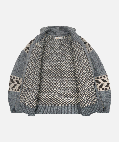 FRIZMWORKS(フリズムワークス)の「THUNDERBIRD HEAVY COWICHAN JACKET _ GRAY(カーディガン/ボレロ・レディース・その他・SMALL/MEDIUM/LARGE/X-LARGE)」の2枚目の写真