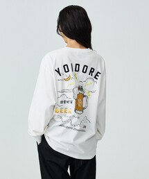 【YOIDORE / ヨイドレ】KAMINARISAMA / 雷様 刺繍ロングTシャツ/ユニセックス