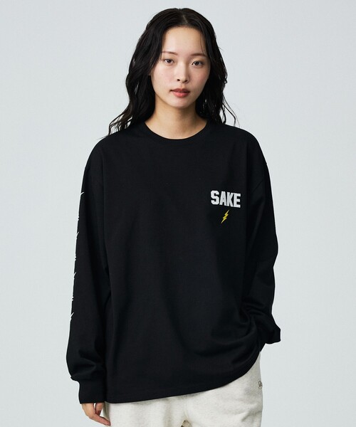 ABAHOUSE(アバハウス)の「【YOIDORE / ヨイドレ】KAMINARISAMA / 雷様 刺繍ロングTシャツ/ユニセックス(Tシャツ/カットソー・メンズ・ホワイト/エメラルド/ブラック・M/L)」の17枚目の写真