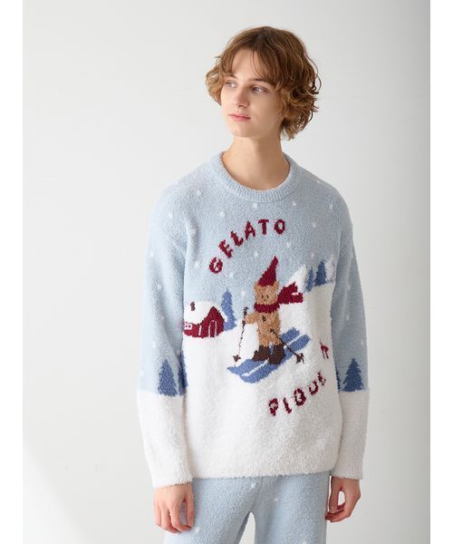 gelato pique（ジェラートピケ）の「【HOLIDAY】【HOMME】スキーベア