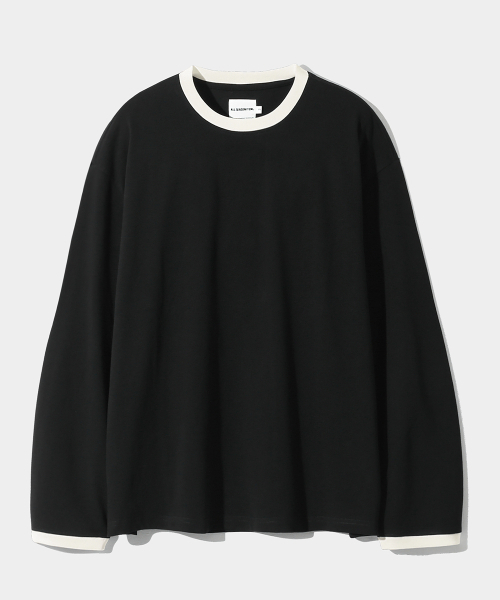 DIMITRI BLACK(ディミトリブラック)の「ASI レイヤリングソリッドロングスリーブリンガーティーシャツ_ブラック(Tシャツ/カットソー・レディース・その他・MEDIUM/LARGE/X-LARGE)」の2枚目の写真