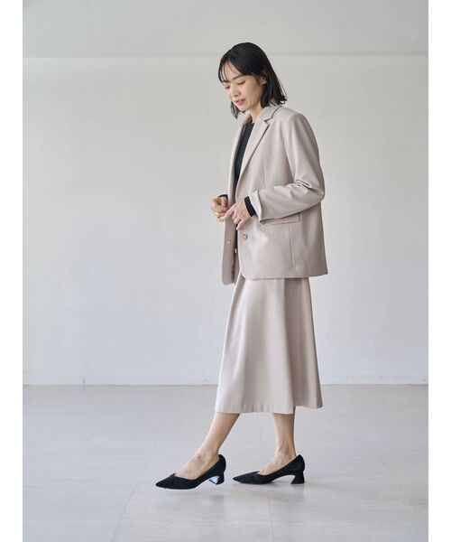 TONAL(トーナル)の「ウォームツイルシングルジャケット(テーラードジャケット・レディース・ベージュ/ブラウン/ネイビー/その他・SMALL/MEDIUM)」の8枚目の写真