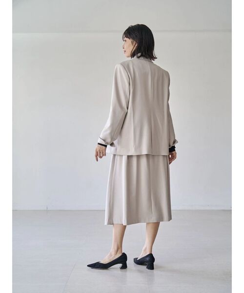 TONAL(トーナル)の「ウォームツイルシングルジャケット(テーラードジャケット・レディース・ベージュ/ブラウン/ネイビー/その他・SMALL/MEDIUM)」の9枚目の写真