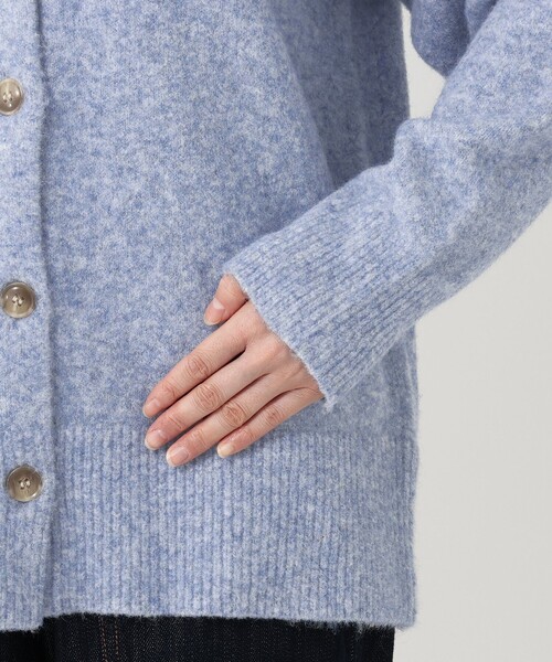 Afternoon Tea（アフタヌーンティー）の「チビVネックカーディガン（カーディガン/ボレロ・レディース・ブルー/グレー/ライトグレー・MEDIUM）」の11枚目の写真