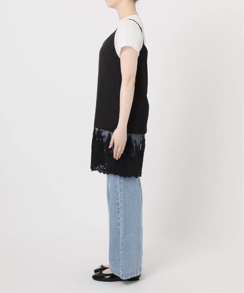 追加2》Satinレース キャミソールワンピース（ワンピース）｜IENA