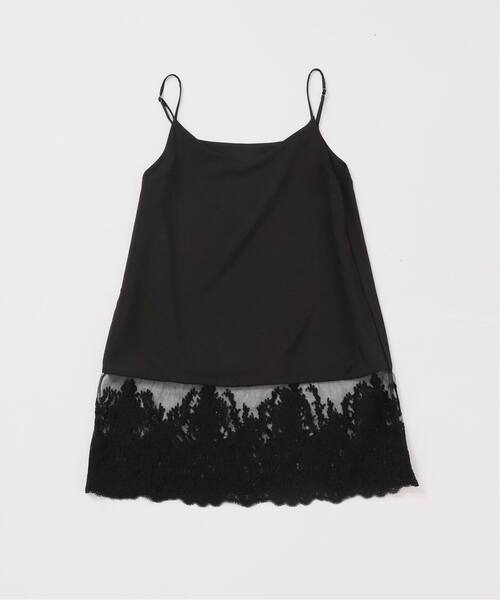 追加2》Satinレース キャミソールワンピース（ワンピース）｜IENA