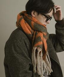 SENSE OF PLACE by URBAN RESEARCH | ラインチェックボリュームマフラー(マフラー)