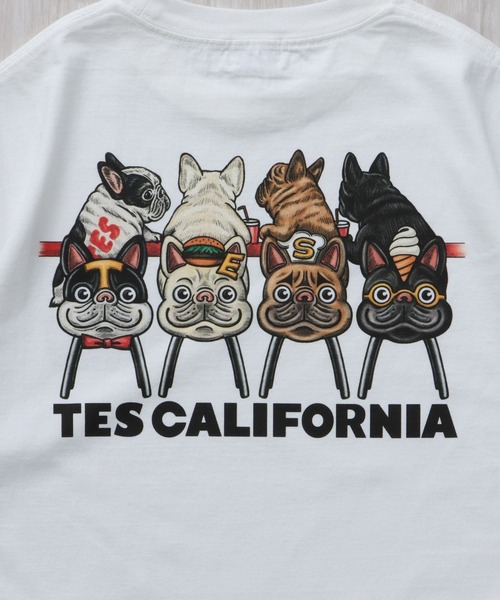 The Endless Summer(エンドレスサマー)の「TES 4BUHI BURGER-TEE/ Tシャツ(Tシャツ/カットソー・メンズ・ホワイト/ピンク/アイボリー/グレー・SMALL/MEDIUM/LARGE/X-LARGE/XX-LARGE)」の12枚目の写真