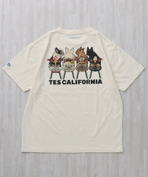 The Endless Summer(エンドレスサマー)の「TES 4BUHI BURGER-TEE/ Tシャツ(Tシャツ/カットソー・メンズ・ホワイト/ピンク/アイボリー/グレー・SMALL/MEDIUM/LARGE/X-LARGE/XX-LARGE)」の16枚目の写真