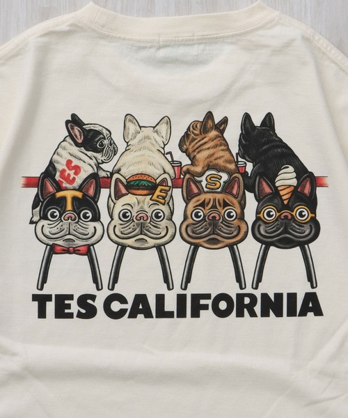 The Endless Summer(エンドレスサマー)の「TES 4BUHI BURGER-TEE/ Tシャツ(Tシャツ/カットソー・メンズ・ホワイト/ピンク/アイボリー/グレー・SMALL/MEDIUM/LARGE/X-LARGE/XX-LARGE)」の17枚目の写真