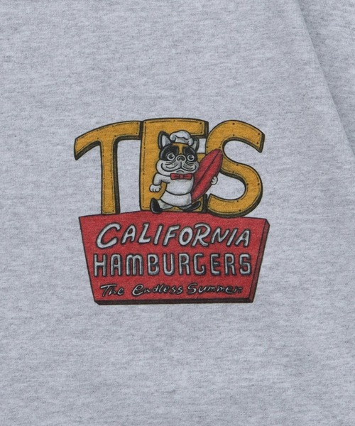 The Endless Summer(エンドレスサマー)の「TES 4BUHI BURGER-TEE/ Tシャツ(Tシャツ/カットソー・メンズ・ホワイト/ピンク/アイボリー/グレー・SMALL/MEDIUM/LARGE/X-LARGE/XX-LARGE)」の19枚目の写真