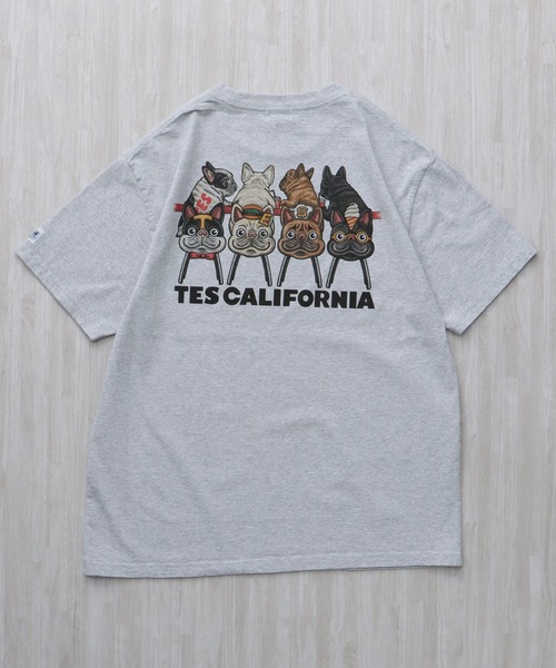 The Endless Summer(エンドレスサマー)の「TES 4BUHI BURGER-TEE/ Tシャツ(Tシャツ/カットソー・メンズ・ホワイト/ピンク/アイボリー/グレー・SMALL/MEDIUM/LARGE/X-LARGE/XX-LARGE)」の21枚目の写真