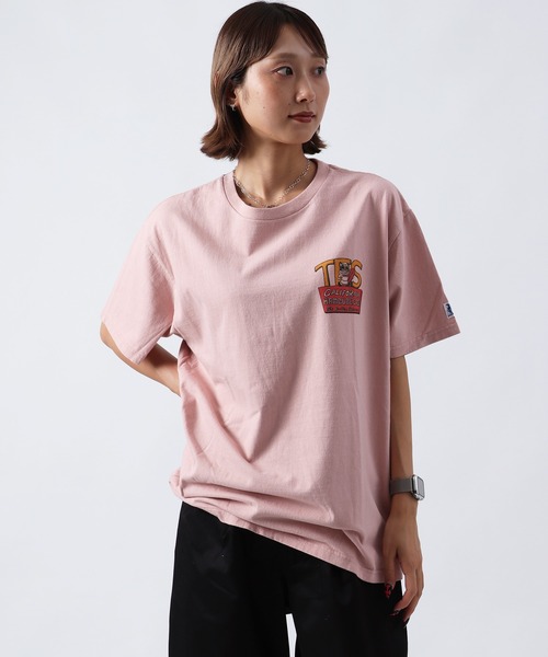 The Endless Summer(エンドレスサマー)の「TES 4BUHI BURGER-TEE/ Tシャツ(Tシャツ/カットソー・メンズ・ホワイト/ピンク/アイボリー/グレー・SMALL/MEDIUM/LARGE/X-LARGE/XX-LARGE)」の6枚目の写真