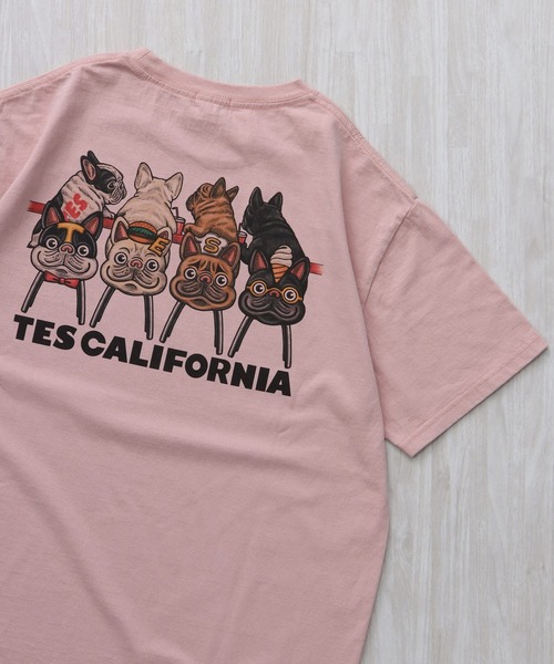 The Endless Summer(エンドレスサマー)の「TES 4BUHI BURGER-TEE/ Tシャツ(Tシャツ/カットソー・メンズ・ホワイト/ピンク/アイボリー/グレー・SMALL/MEDIUM/LARGE/X-LARGE/XX-LARGE)」の5枚目の写真
