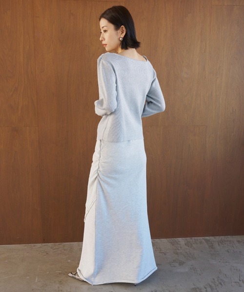 AIC.（エーアイシー）の「マルチウェイドレープラメニットトップス（その他トップス・レディース・ブラウン/グレー・FREE）」の22枚目の写真