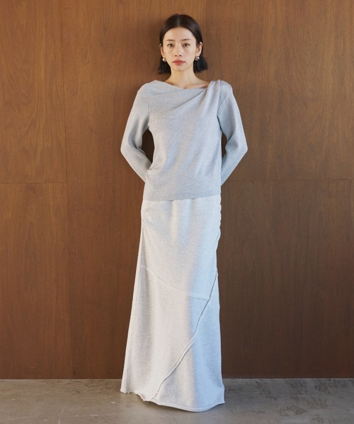 AIC.（エーアイシー）の「マルチウェイドレープラメニットトップス（その他トップス・レディース・ブラウン/グレー・FREE）」の19枚目の写真