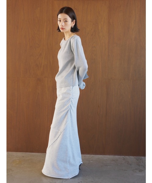 AIC.（エーアイシー）の「マルチウェイドレープラメニットトップス（その他トップス・レディース・ブラウン/グレー・FREE）」の21枚目の写真