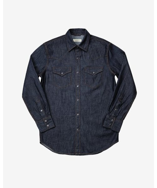 sortie(ソルティ)の「035 Denim Western Shirts (Blue)(シャツ/ブラウス・メンズ・その他・X-LARGE/MEDIUM/LARGE)」の1枚目の写真