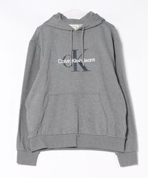 Calvin Klein（カルバン・クライン）の「Calvin Klein CKロゴ裏起毛パーカー（パーカー）」