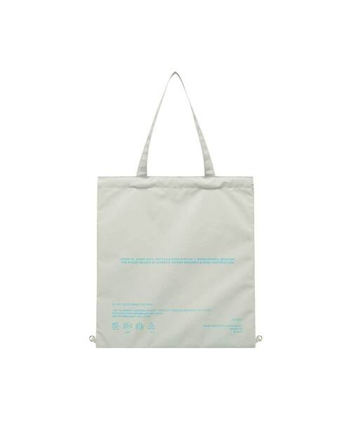 mur（ミュール）の「[2way]Lover recycle ecobag (9color)（エコバッグ/サブバッグ・レディース・グリーン/ライトグリーン/ブラウン/ダークブラウン/ブラック/スカイブルー/ライトグレー/ワインレッド/Cream・FREE）」の2枚目の写真