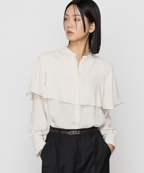 K.T KIYOKO TAKASE(キヨコタカセ)の「〔 Sサイズ 〕 アムンゼンブラウス(シャツ/ブラウス・レディース・ベージュ/ブラウン・5号)」の1枚目の写真