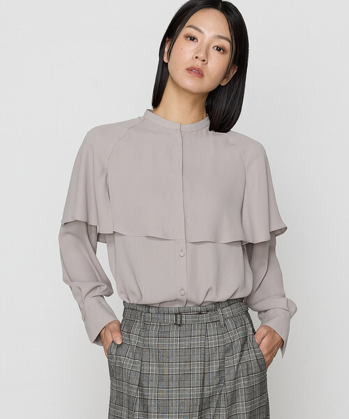 K.T KIYOKO TAKASE(キヨコタカセ)の「〔 Sサイズ 〕 アムンゼンブラウス(シャツ/ブラウス・レディース・ベージュ/ブラウン・5号)」の2枚目の写真