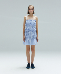 DEARSTALKER（ディアストーカー）の「BEBE RUFFLE DRESS - BLUE（ワンピース）」