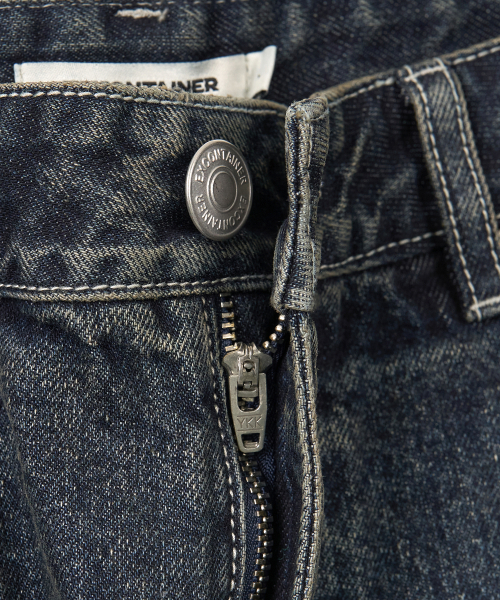 EXCONTAINER(エックスコンテナ)の「ディープウォッシュワイドデニムパンツ(RUSTY BLUE)(デニムパンツ・メンズ・その他・SMALL/MEDIUM/LARGE/X-LARGE)」の5枚目の写真