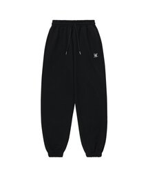 WOOALONG（ウアロン）の「Signature jogger pants_BLACK（スウェットパンツ・レディース）」