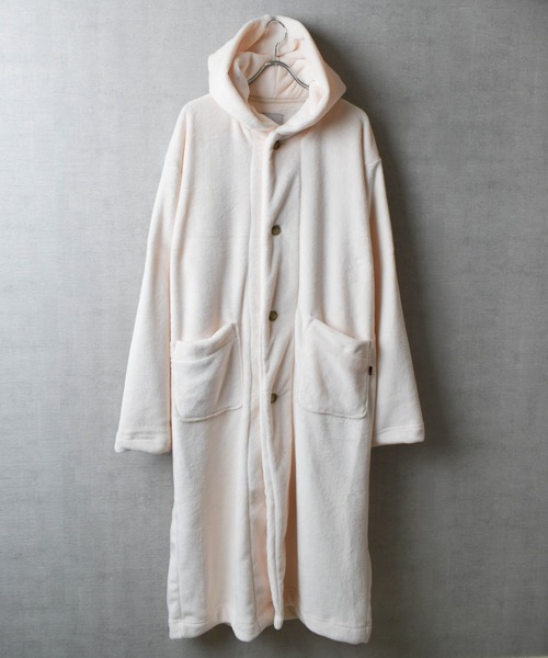 TETERA（テテラ）の「【RS】【TETERA/テテラ】 SAUNA FUR ROBE / サウナ ファー ローブ（ガウン/バスローブ・メンズ・ネイビー/グレー/ライトベージュ・FREE）」の3枚目の写真