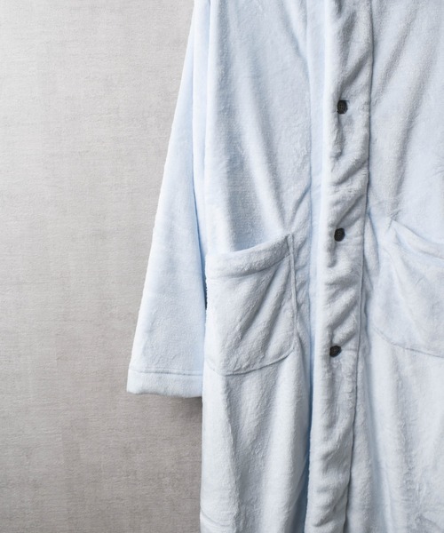 TETERA（テテラ）の「【RS】【TETERA/テテラ】 SAUNA FUR ROBE / サウナ ファー ローブ（ガウン/バスローブ・メンズ・ネイビー/グレー/ライトベージュ・FREE）」の10枚目の写真