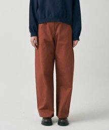 コットンラウンドステッチパンツ - Brick