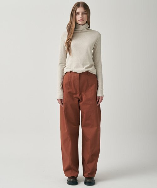 MOTT(モット)の「コットンラウンドステッチパンツ - Brick(その他パンツ・レディース・その他・MEDIUM/SMALL)」の3枚目の写真