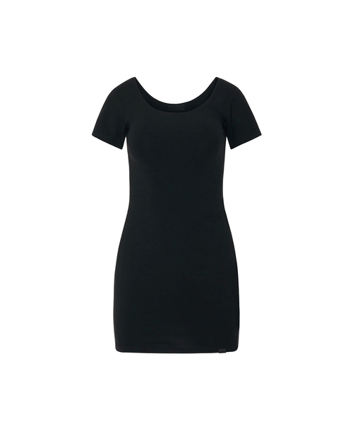 A.R.U(エイアールユー)の「U NECK MINI DRESS(ワンピース・レディース・ホワイト/ブラック/ネイビー/レッド/オレンジ/Beige・SMALL/MEDIUM)」の3枚目の写真