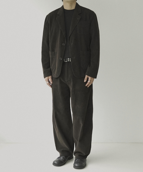 SIIIIDO(シド)の「COOPER GARMENT DYED CORDUROY SET-UP(PT) #1(スラックス・メンズ・その他・0/1/2/3/4)」の3枚目の写真