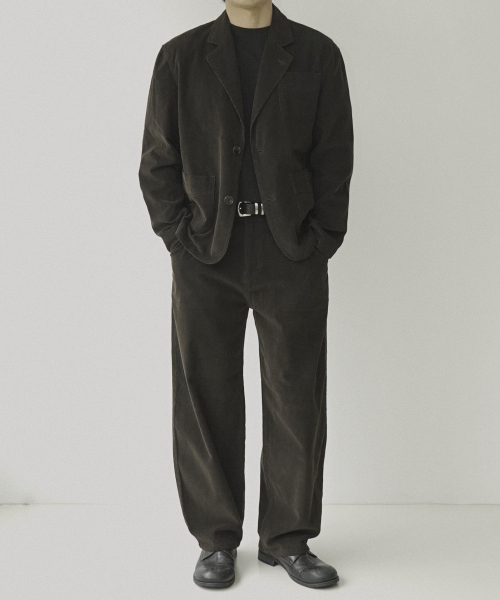 SIIIIDO(シド)の「COOPER GARMENT DYED CORDUROY SET-UP(PT) #1(スラックス・メンズ・その他・0/1/2/3/4)」の4枚目の写真