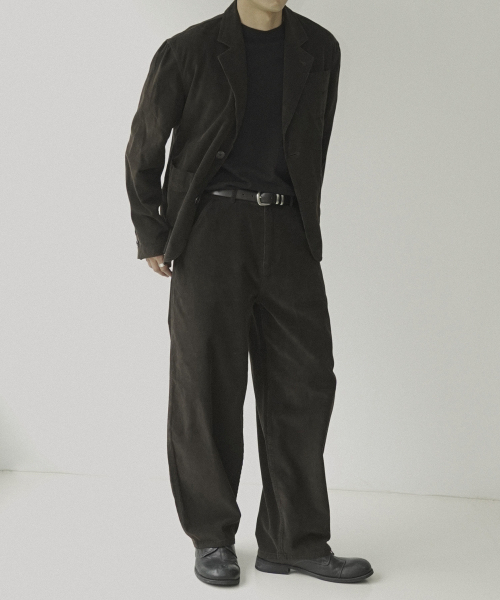 SIIIIDO(シド)の「COOPER GARMENT DYED CORDUROY SET-UP(PT) #1(スラックス・メンズ・その他・0/1/2/3/4)」の6枚目の写真