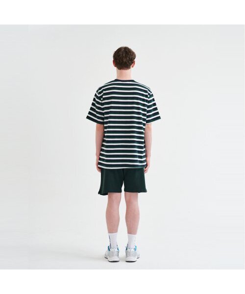 CODE I'M(コードアイエム)の「アセンティックロゴプリント WGNストライプオーバーサイズ半袖Tシャツ(Tシャツ/カットソー・メンズ・その他・MEDIUM/LARGE)」の4枚目の写真