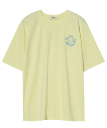 HIWITH（ハイウィーズ）の「ハッピーTシャツ_ライトイエロー（Tシャツ/カットソー）」